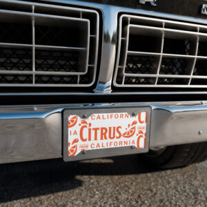 Citrus From California Vanity license plate